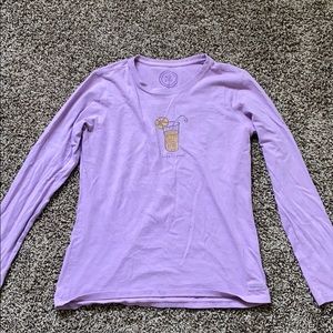 Long sleeve Life Is Good shirt